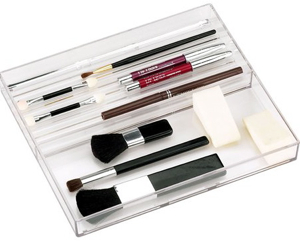 Bathroom drawer organizers