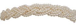 braided pearl head-wrap