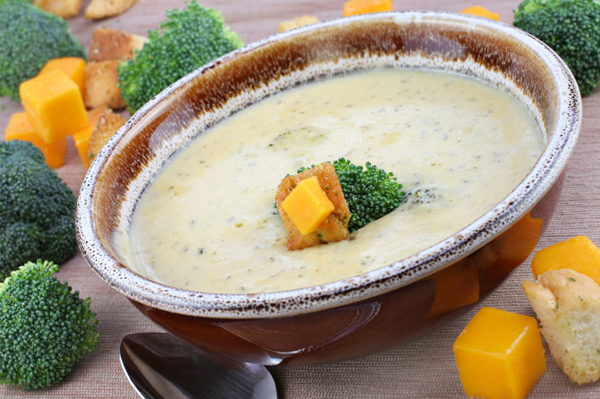 Broccoli, Potato, Cheese Soupe