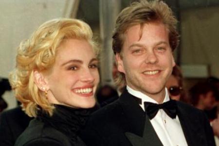 julia roberts young pictures. Julia Roberts and Kiefer