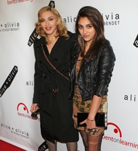 Madonna and Lourdes Leone