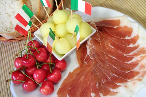 melon and prosciutto