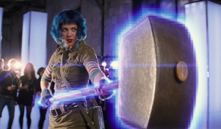 Scott Pilgrim versus The World's ladies go at it