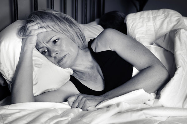 Stressed woman