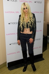 Taylor Momsen Material Girl launch