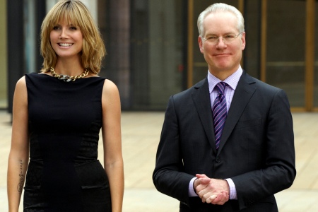 Tim Gunn and Heidi Klum on Project Runway