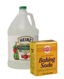 vinegar and baking soda