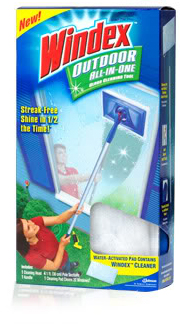 Windex's Outdoor All-in-One Glass Cleaning Tool