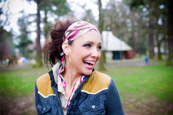 Woman with headscarf