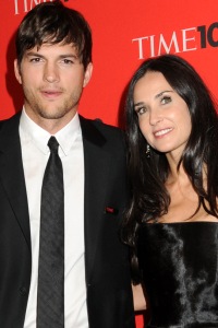 Ashton Kutcher and Demi Moore