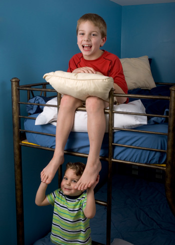 Boys in bunkbed