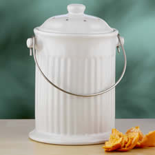A cute variation of the composting bucket.
