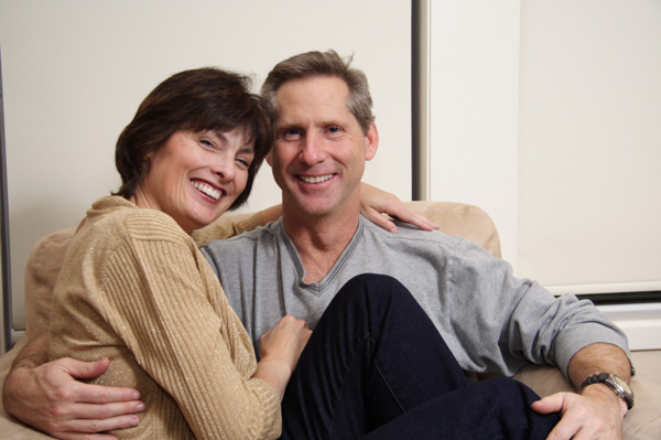 Happy mature couple
