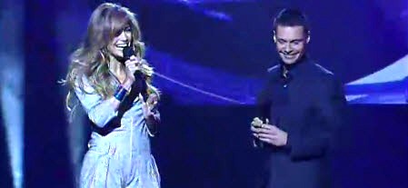 Jennifer Lopez and Ryan Seacrest