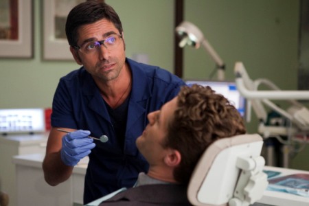 John Stamos visits Glee