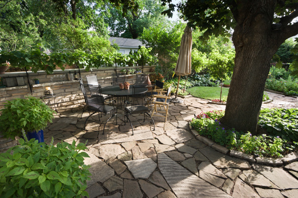 Landscaped garden