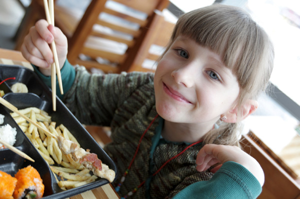 If your child sees another child treating a public space as his own personal