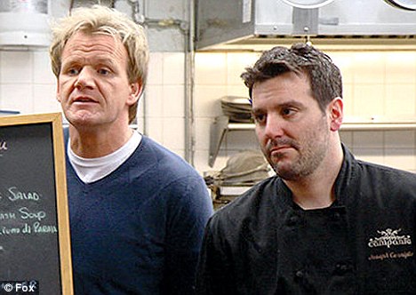 Gordon Ramsay and Cerniglia