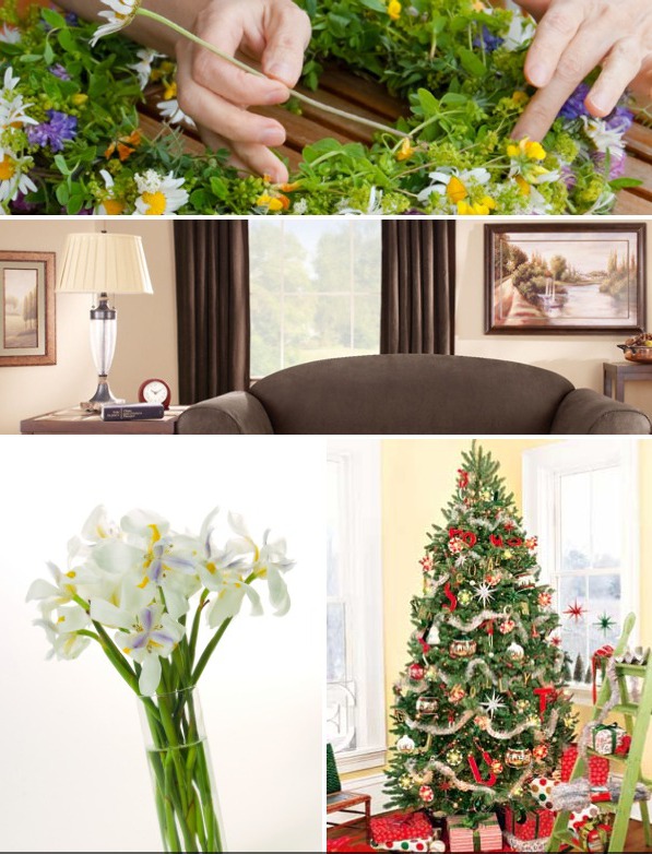 seasonal decor collage