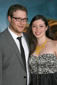Seth Rogan and Lauren Miller