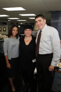 SheKnows on the set of Law and Order: LA