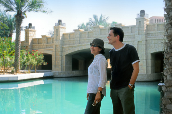 Tourists in the Middle East