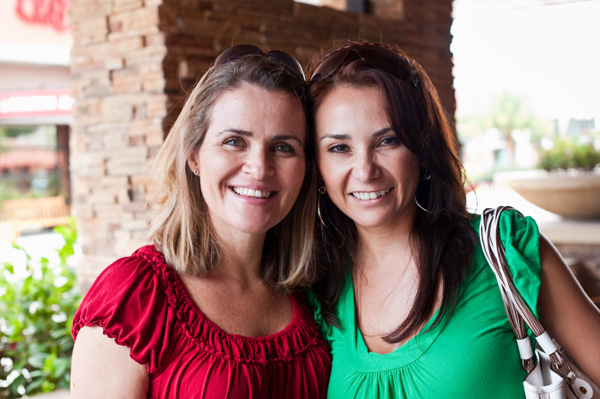 Women friends out to lunch