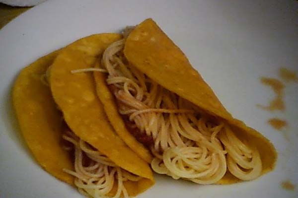 iCarly spaghetti tacos
