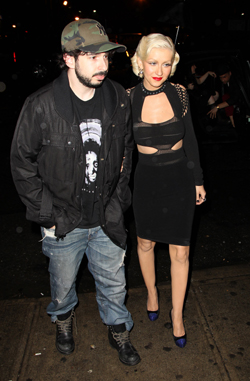 Christina Aguilera and Jordan Bratman