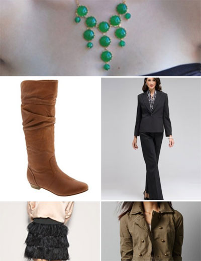 5 fall must-haves fashion accessories boots necklace feathers