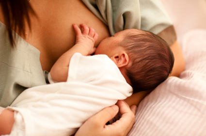 Breastfeeding infant