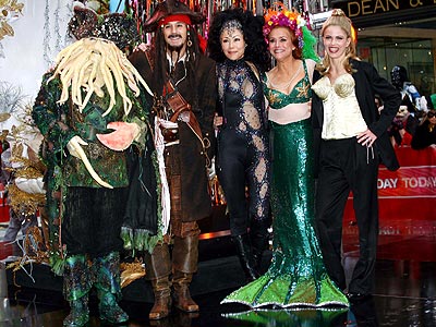 Celebrity Halloween Costumes on The Today Show Crew Showing Their Halloween Spirit  Halloween 2006