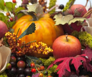 Fall Produce Centerpiece
