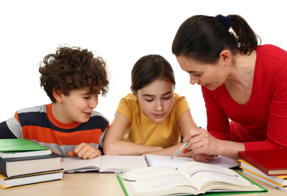 Homeschooling family