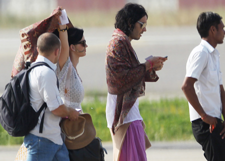 Katy Perry honeymoon
