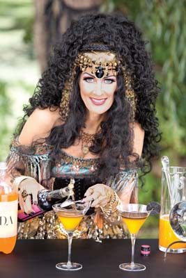Sandra Lee's Cher Halloween costume