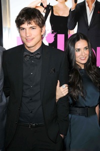 Ashton Kutcher and Demi Moore