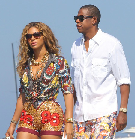 Beyonce and JayZ