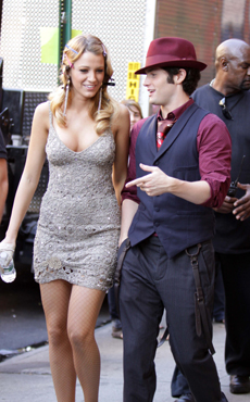 Blake Lively and Penn Badgley