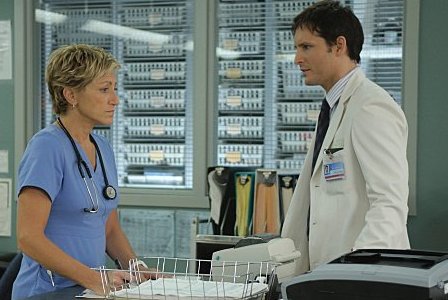 Peter Facinelli and Edie Falco on Nurse Jackie
