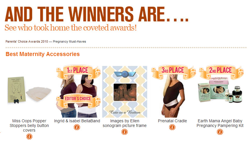 SheKnows Parents' Choice Awards - Best Maternity accessories