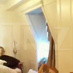 Charlie Sheen hotel room