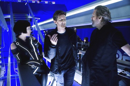 tron legacy jeff bridges young. Olivia Wilde, Tron#39;s director