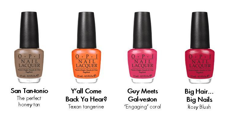 opi texas colors