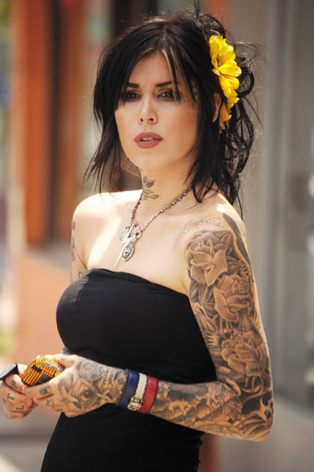 kat von d with no makeup. Kat Von D. No faux here: Jesse