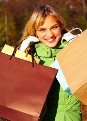 Woman shopping
