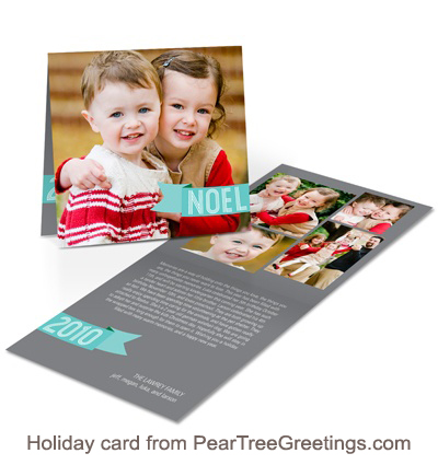 Holiday card from PearTreeGreetings.com