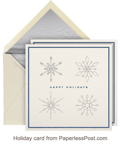 Holiday card from PaperlessPost.com