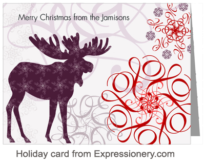Holiday card from Expressionery.com