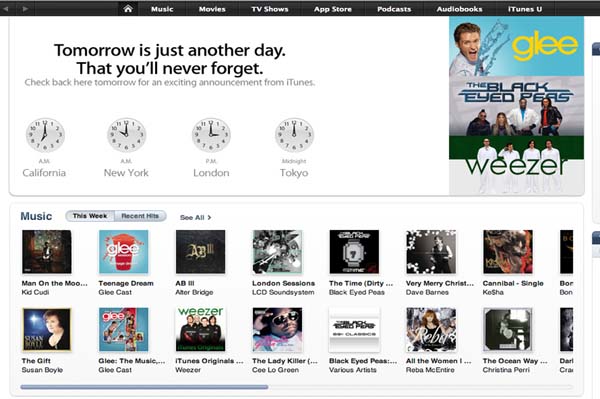Apple iTunes announcement Tuesday Nov. 16